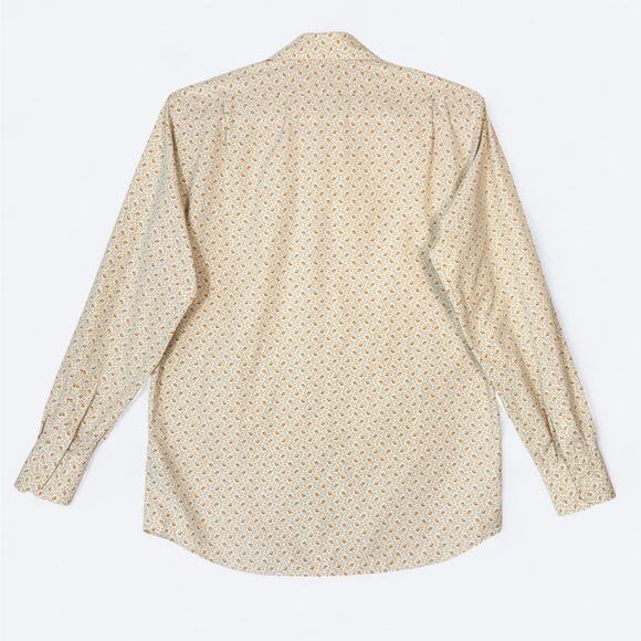 Daniel Cremieux Tailored Fit‎ Paisley Cotton Shirt Mens M Western Disco - Picture 3 of 7